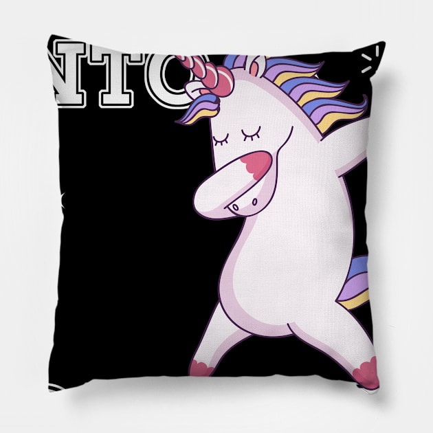 Straight Outta Pre-k Unicorn Back To School Gift Pillow by kateeleone97023