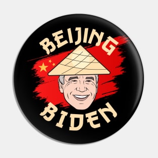 Political Beijing Biden - Anti Joe Biden For President 2020 Pin