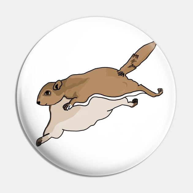 Flying Squirrel Pin by imphavok