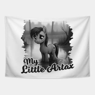 retro my little artax Tapestry