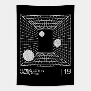 Flying Lotus / Minimalist Graphic Artwork Fan Design Tapestry