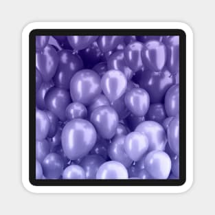 Purple Balloons pattern Magnet