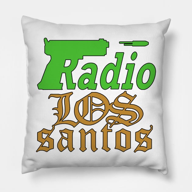 Radio Los Santos Pillow by Attitude Shop