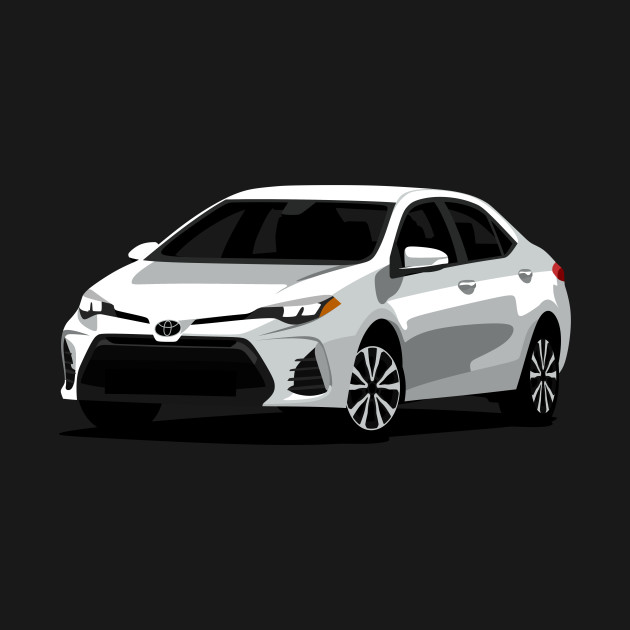 Discover White Toyota Corolla - White Toyota Corolla - T-Shirt