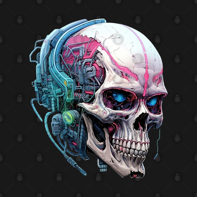 Cyberpunk Skull Fusion by BuzzBox
