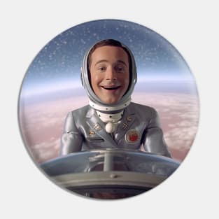 Pee Wee Herman in space Pin