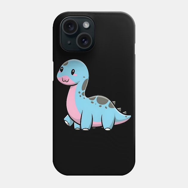 Cute baby dinosaur Phone Case by Spaceboyishere