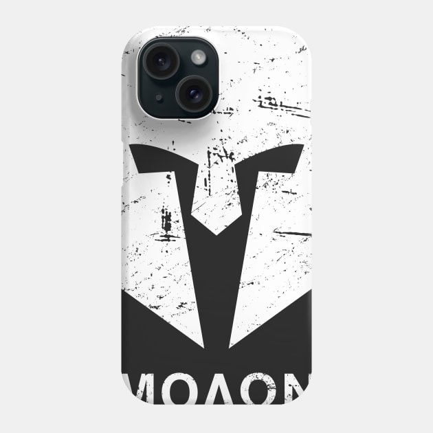 Spartan Helmet - Molon Labe Phone Case by MeatMan