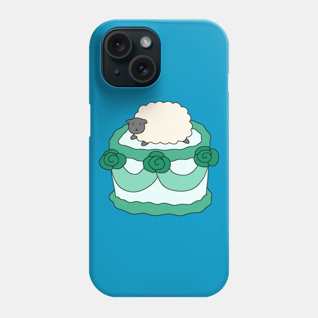 Birthday Cake Sheep Phone Case by saradaboru