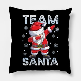 Team Santa Pajama Shirt Dabbing Claus Family Matching Gift Pillow