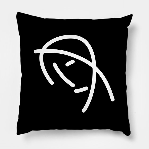 Abstract face Pillow by LemonBox