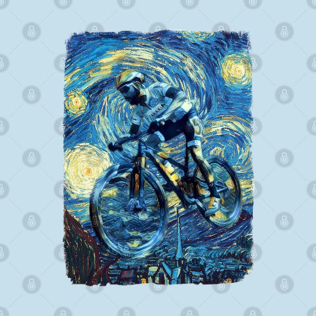 Cycle Van Gogh Style by todos