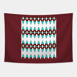 Turquoise tribal Tapestry