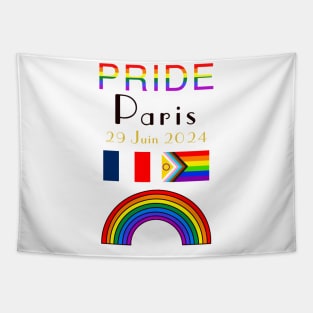 Pride Paris France 2024 Tapestry