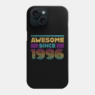 Awesome since 1996 Vintage Retro Birthday Gifts Phone Case