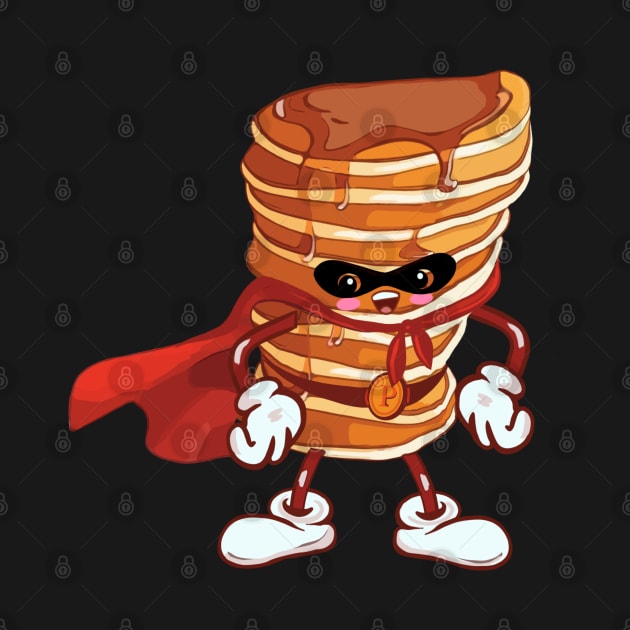 Captain pancake kawaii hero by Collagedream