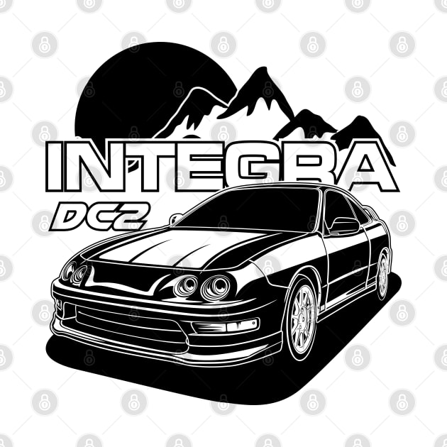 INTEGRA DC2 (Black Print) by WINdesign