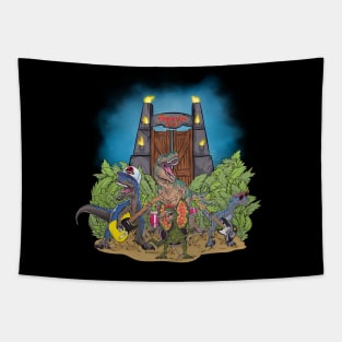 Jurassic Band Tapestry