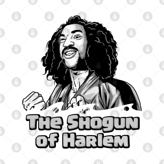 the shogun of harlem grayscale by PANDASANTIK