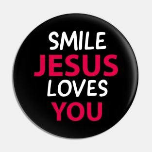 Smile Jesus Loves You Motivational Christians Quote Pin