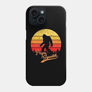 Papa squatch, Bigfoot Phone Case