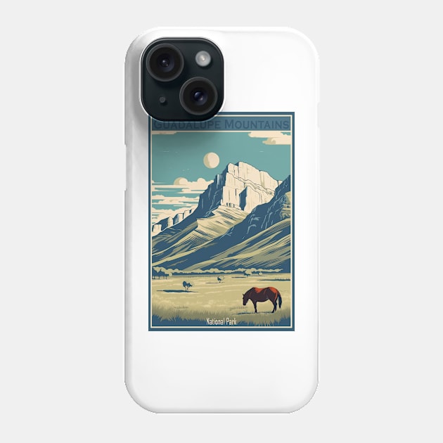 Guadalupe Mountains National Park Phone Case by GreenMary Design