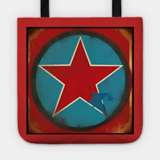 Distressed Star Vintage Tote