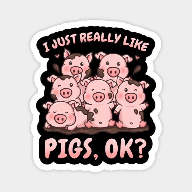 Pig Farmer Pig Lover Magnet by CreativeGiftShop