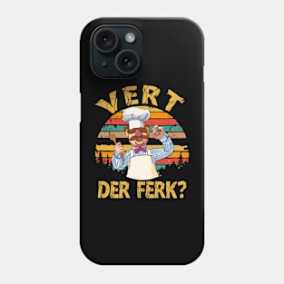 the swedish chef - vert der ferk #309 (art drawing) Phone Case
