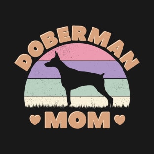 Cute Doberman Mom Dobie Dog Mama T-Shirt