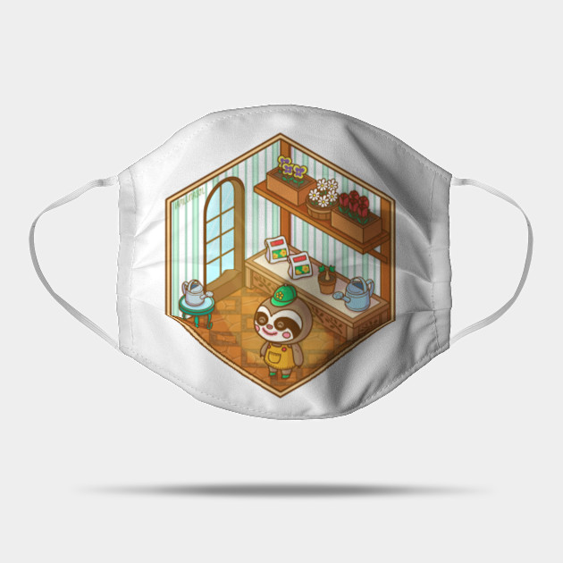 Animal Crossing Leif S Gardening Store Animal Crossing Leif Mask Teepublic