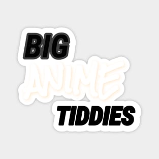 Big anime tiddies calligraphy Magnet