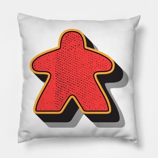 Retro Meeple Board Gamer Pillow