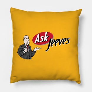 Ask Jeeves. Search engine Pillow