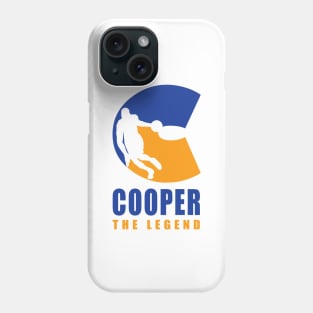 Cooper Custom Player Basketball Your Name The Legend T-Shirt Phone Case