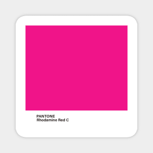 pantone Rhodamine Red C Magnet