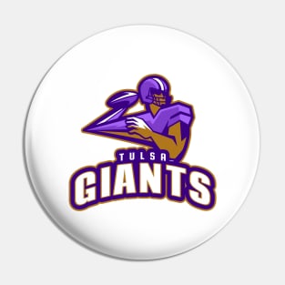 eSport Gaming Team Tulsa Giant baseball Pin