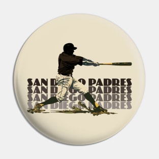 Retro San Diego Padres Slugger Pin