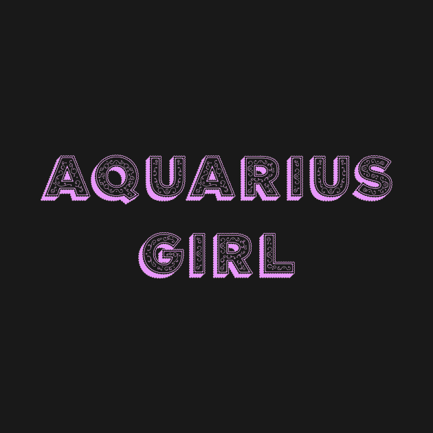 Aquarius Girl Pink by Sloop