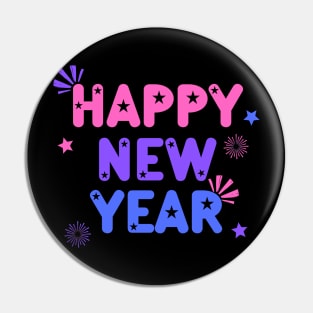 Happy New Year Pin