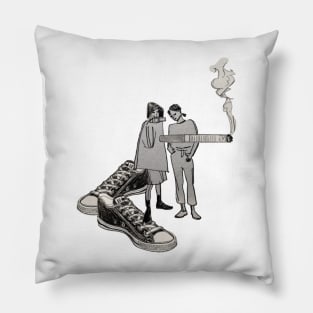 Shoe And Cigarette Pillow