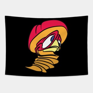 Graffiti Bird Tag Tapestry