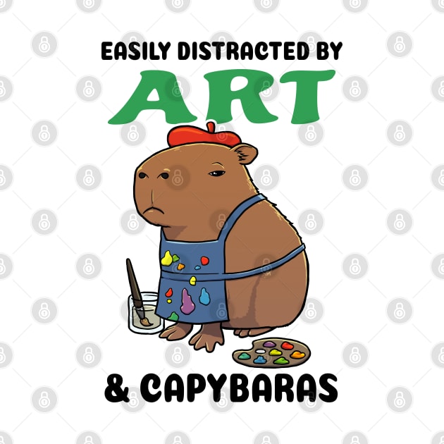 Easily Distracted by Art and Capybaras by capydays