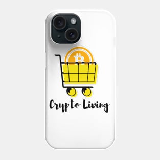 Crypto Living Bitcoin Design 1 Phone Case