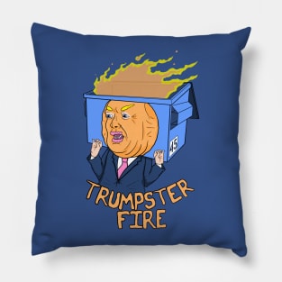 Trumpster Fire Pillow