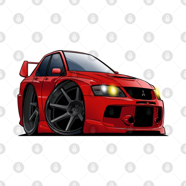 Mitsubishi Lancer Evo 9 by killustrator