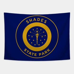 Shades State Park Indiana Flag Bullseye Tapestry