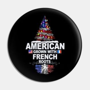 Christmas Tree  American Grown With French Roots - Gift for French From France Pin