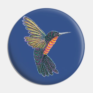 Heavenly Hummingbird Pin