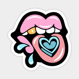 Mouth heart Magnet